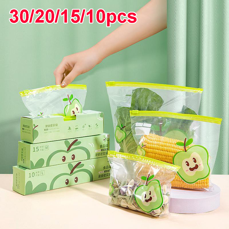 Food Storage With Lock - Saco Reutilizável com Zíper, Transparente, Grau