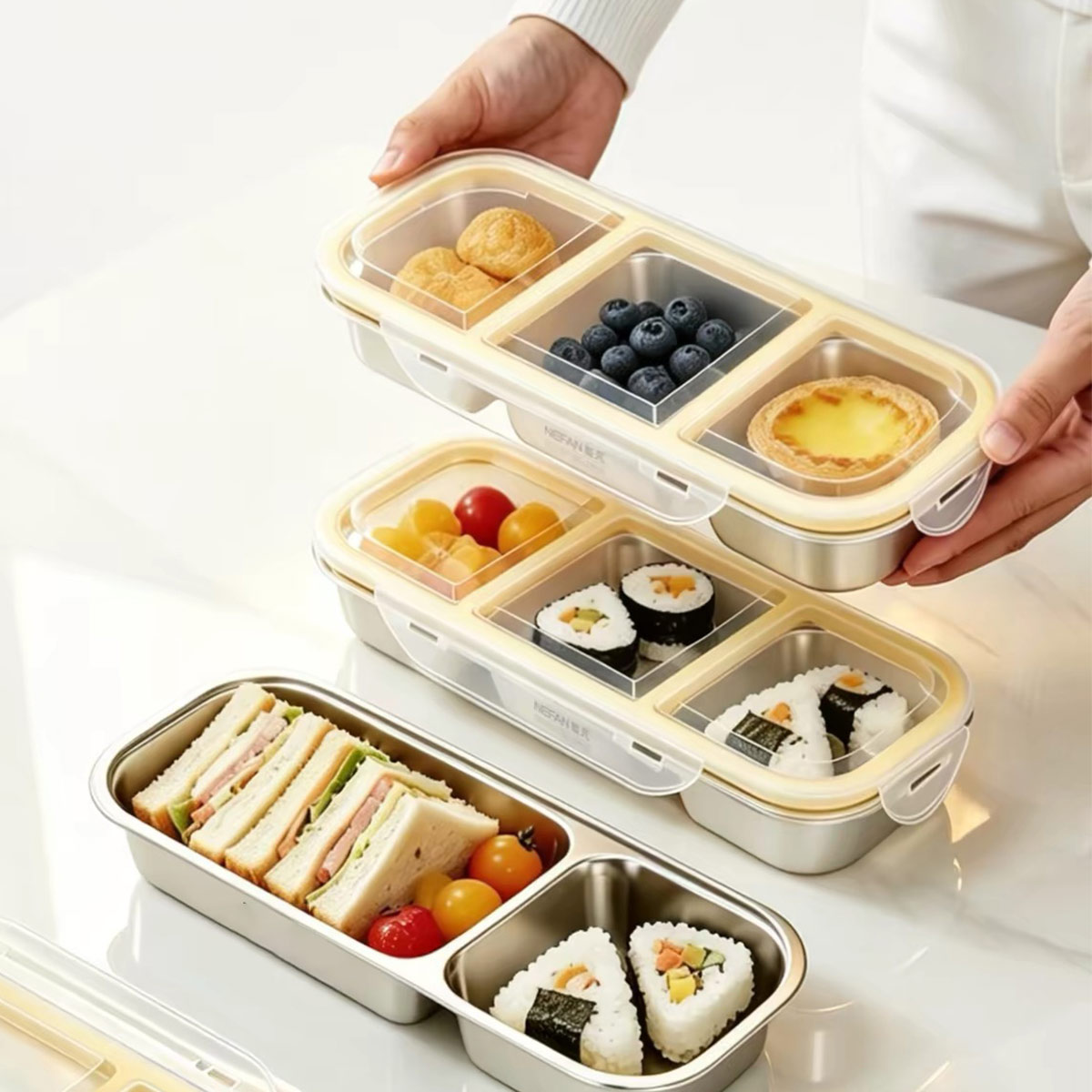 Food Storage Boxes With Lids - Recipiente de armazenamento de alimentos em