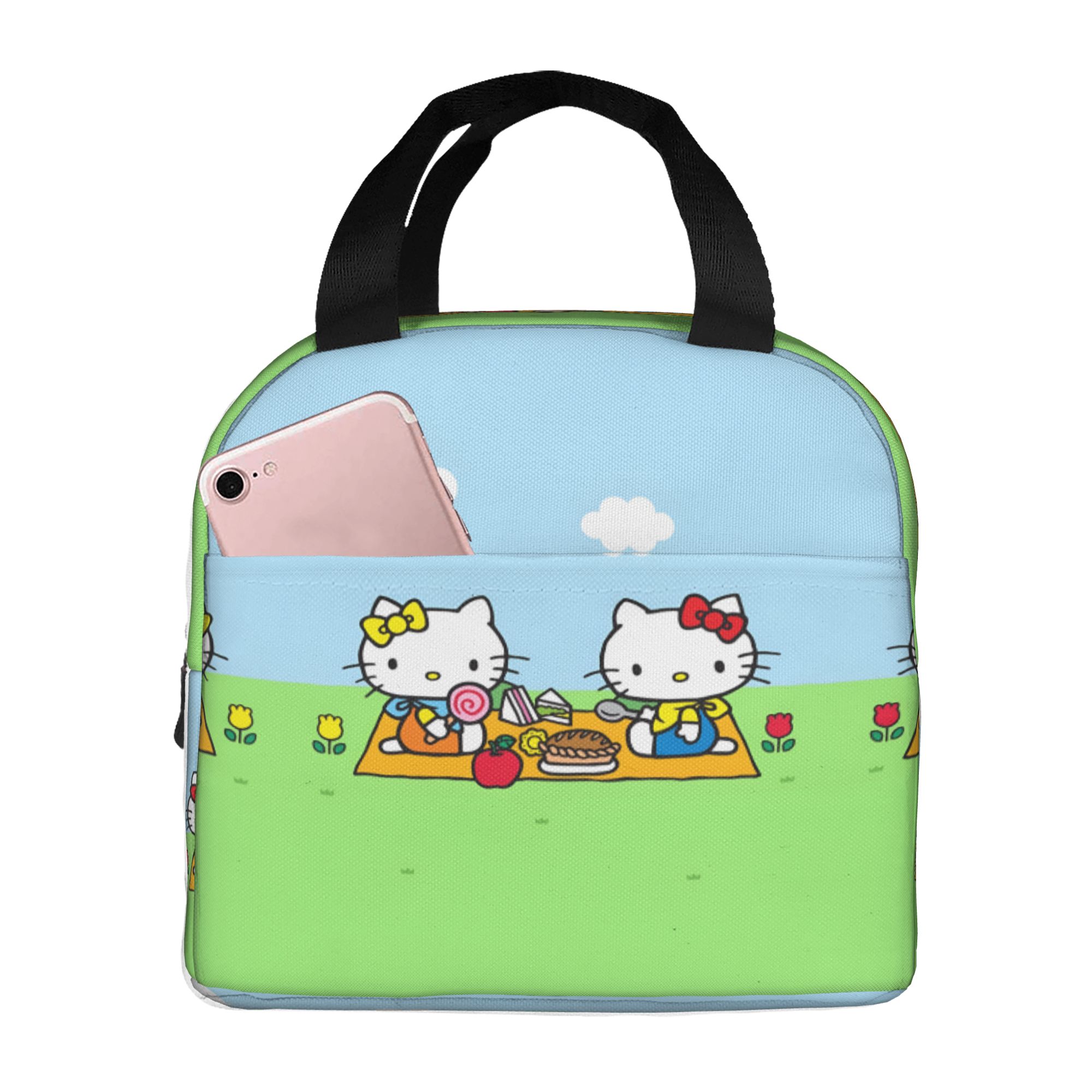 Food Storage Bag Organizer - Lancheira Térmica Portátil Unissex Personalizada com