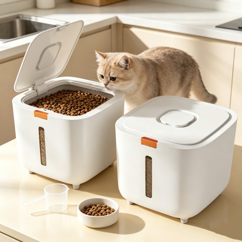 Food Storage Pet - Caixa de Armazenamento de Ração para