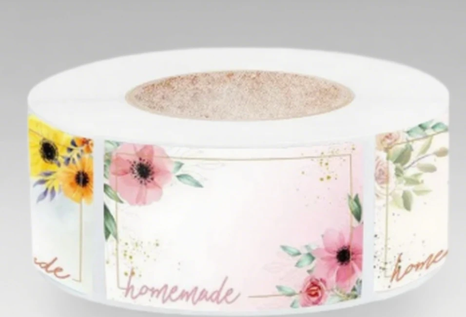 Food Storage Year Supply - 500 Etiquetas em Rolo para Flores,
