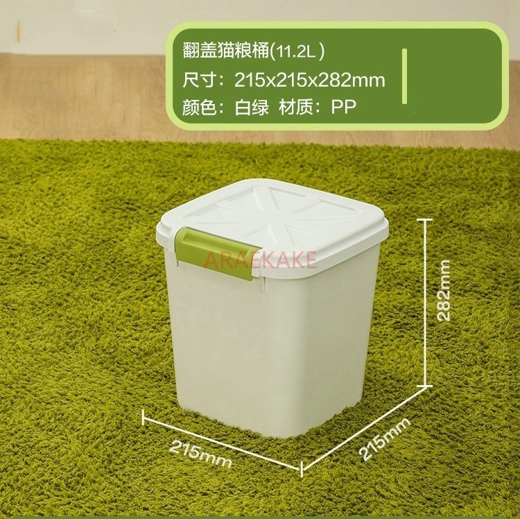 Food Storage Pet - Balde de comida para gatos, armazenamento