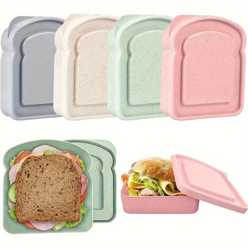 Food Storage Boxes With Lids - 1pc caixas bento, recipientes de sanduíche,