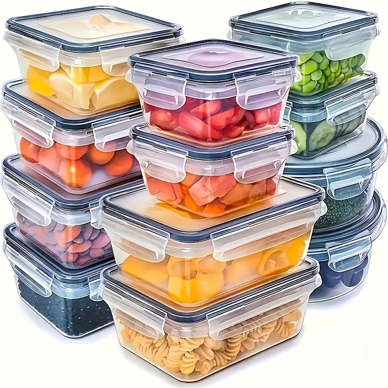 Food Storage With Dividers - Conjunto de 8 Peças Inclui 4