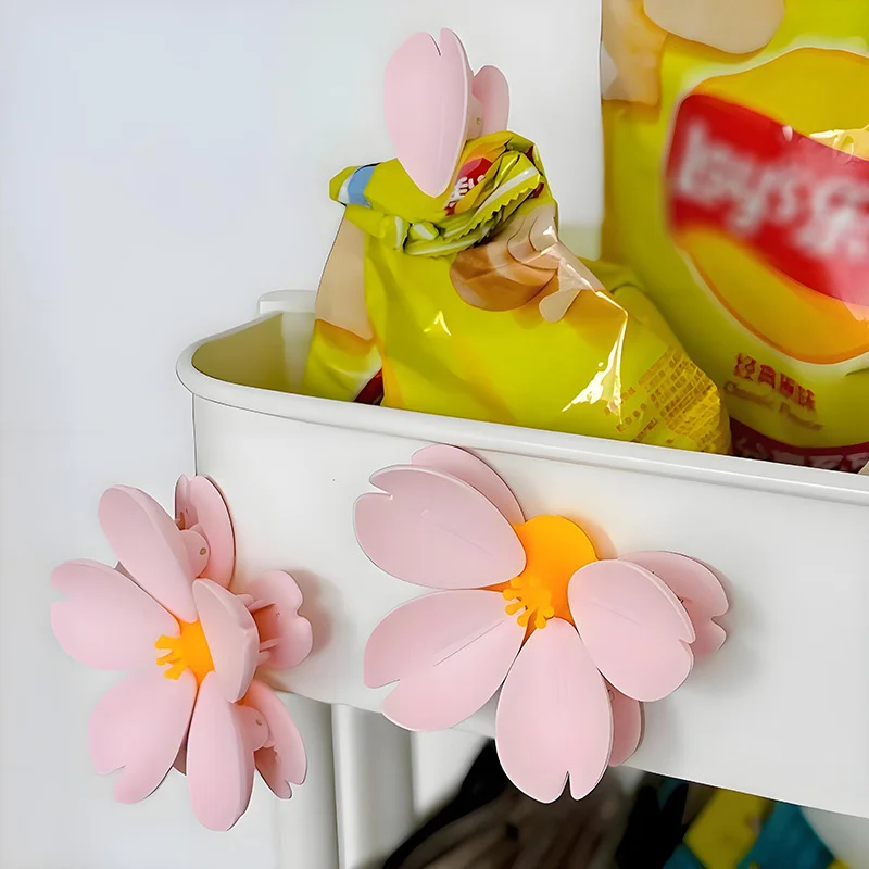 Food Storage Bag Organizer - 2 Peças de Clipes Magnéticos para