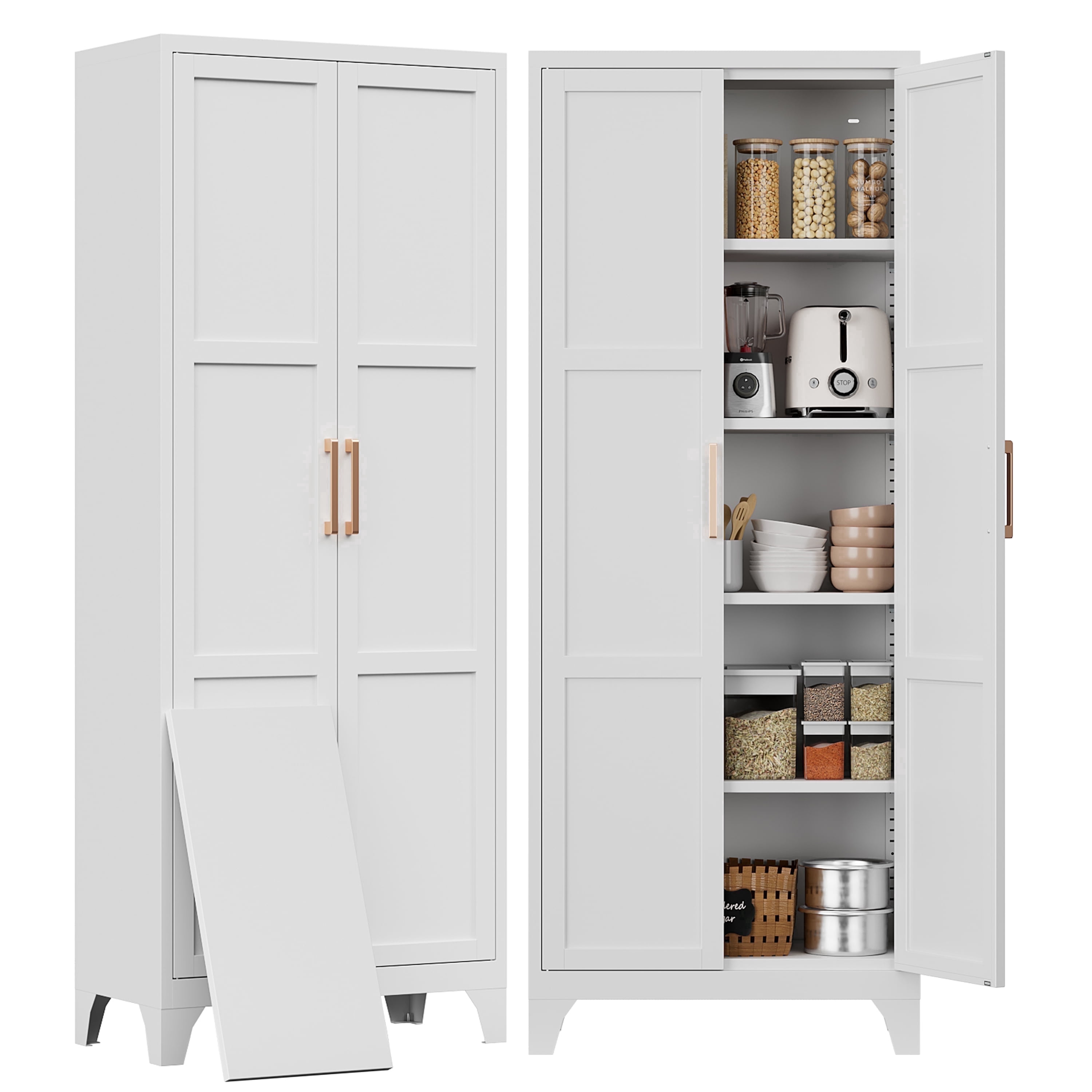 Food Storage In Cabinets - Armário de Despensa de 71 polegadas,