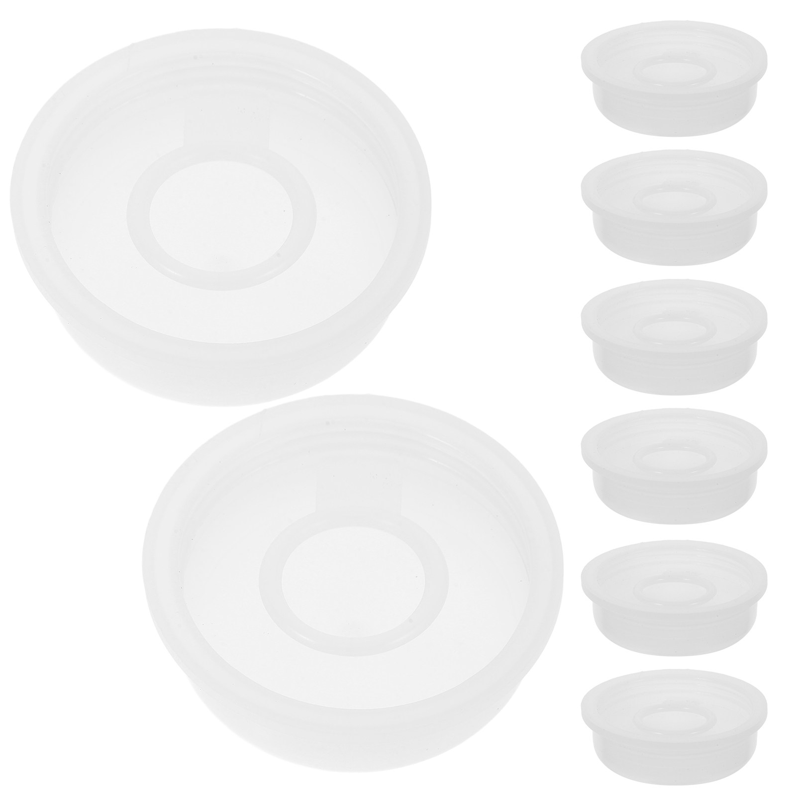 Food Storage Pet - 10 Peças de Tampas Plásticas para