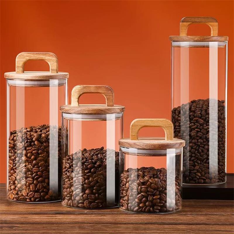 Food Storage With Glass Lids - Frasco de vidro transparente com tampa