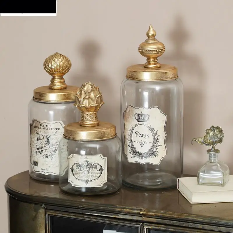 Food Storage Jars With Wooden Lids - Pote de Armazenamento Selado com Tampa,