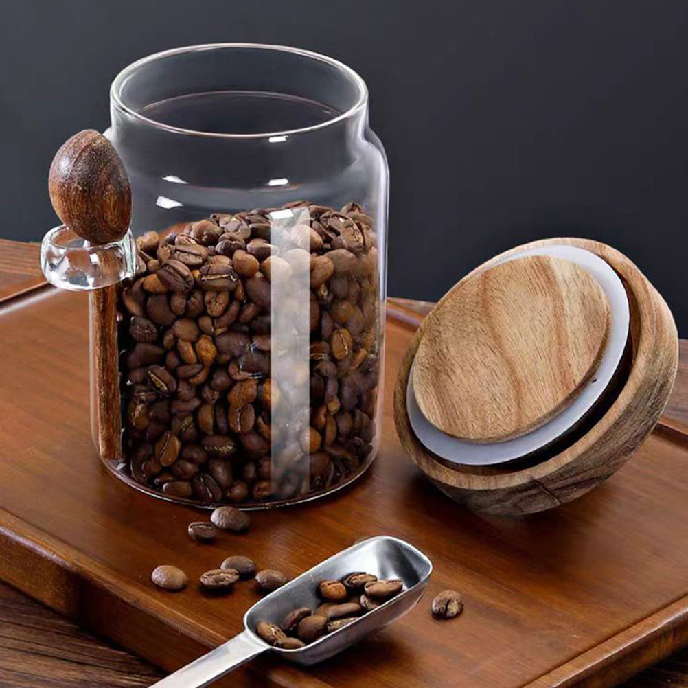Food Storage With Glass Lids - Pote de Vidro Transparente para Armazenamento