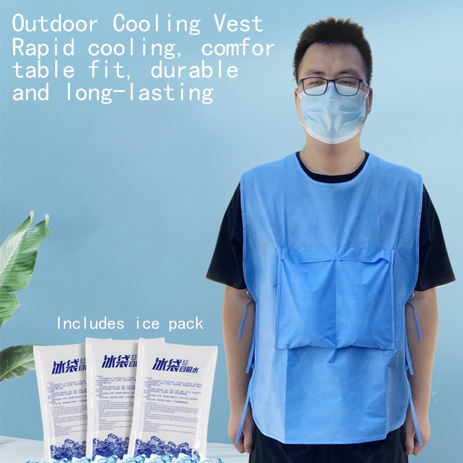 Cold Pack Ice Gel - Colete de Resfriamento com 4 Bolsas