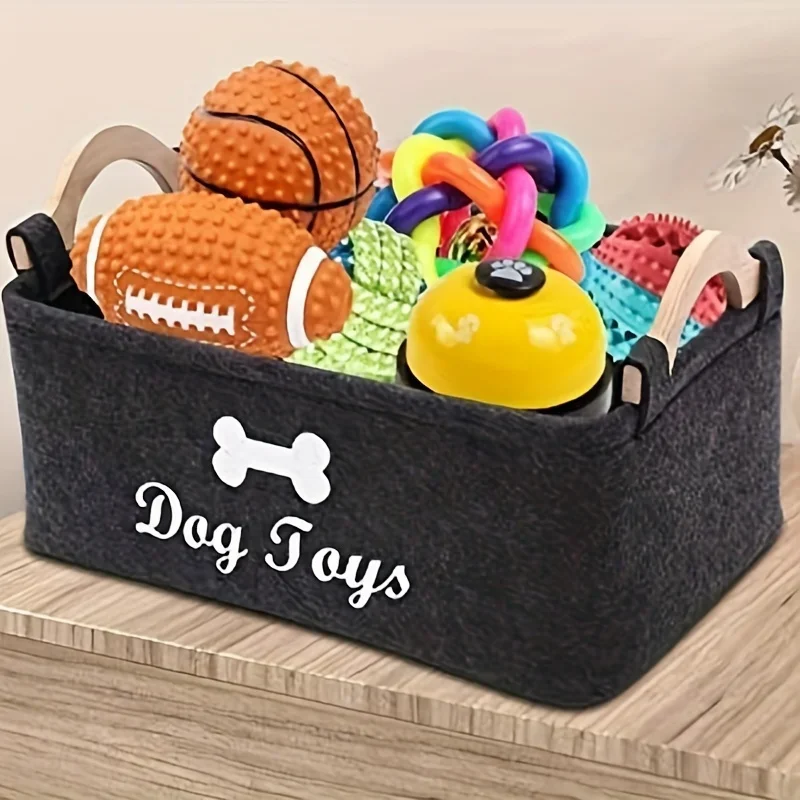 Food Storage With Dividers - 1pc caixa de brinquedos para animais