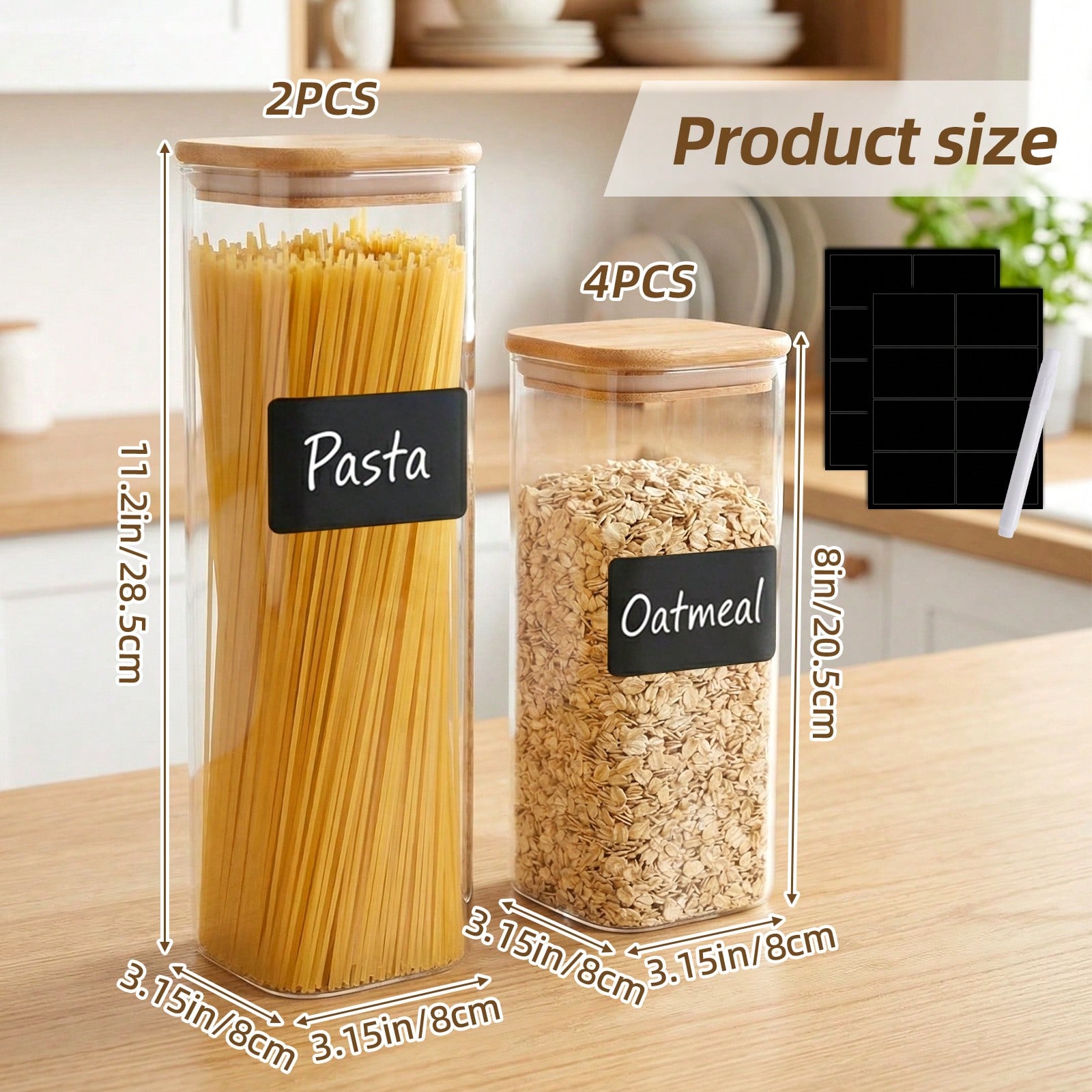 Recipientes de vidro para arma - Food Storage With Glass Lids avaliação e preço