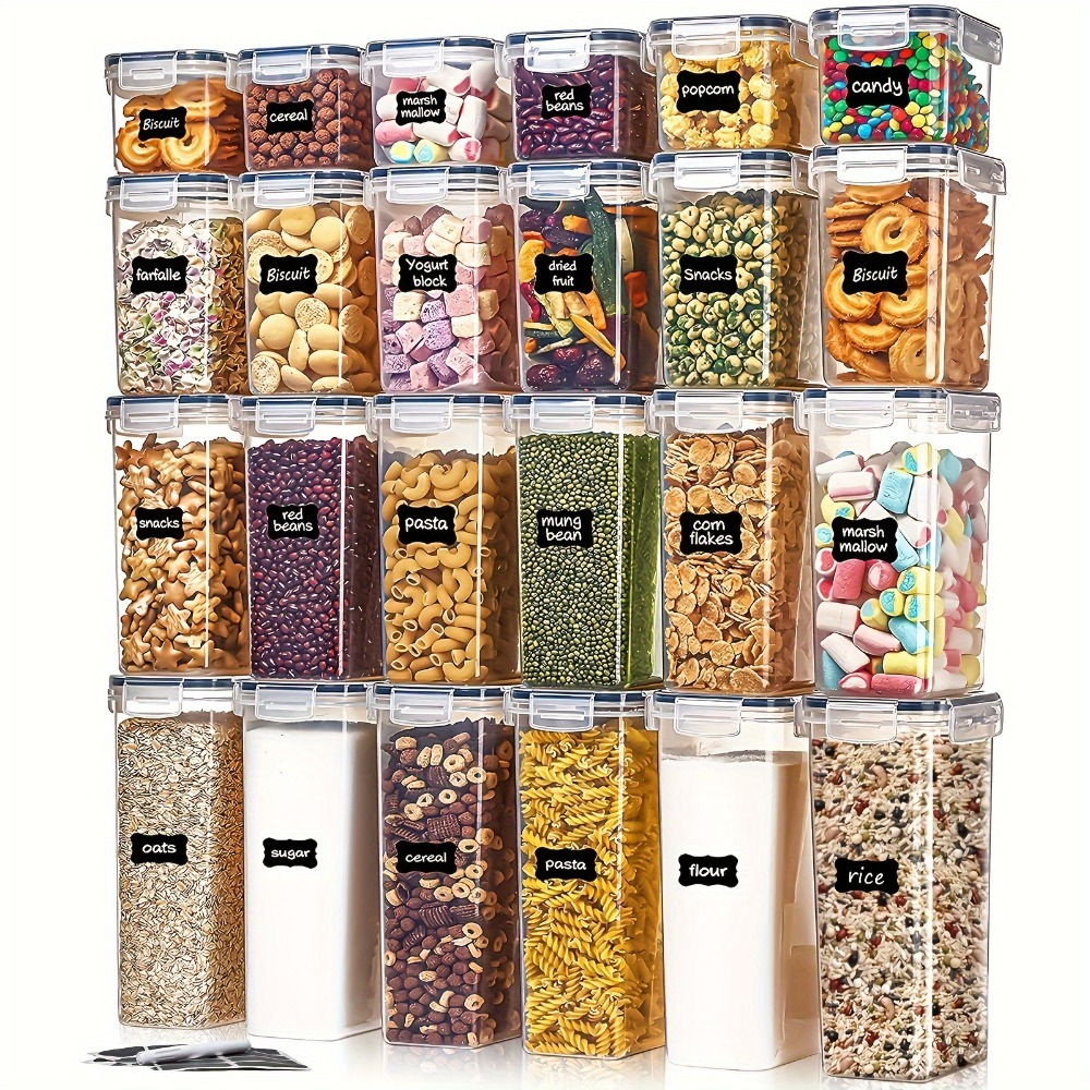 Conjunto de 24 Peças: 12 Potes - Food Storage Boxes With Lids avaliação e preço