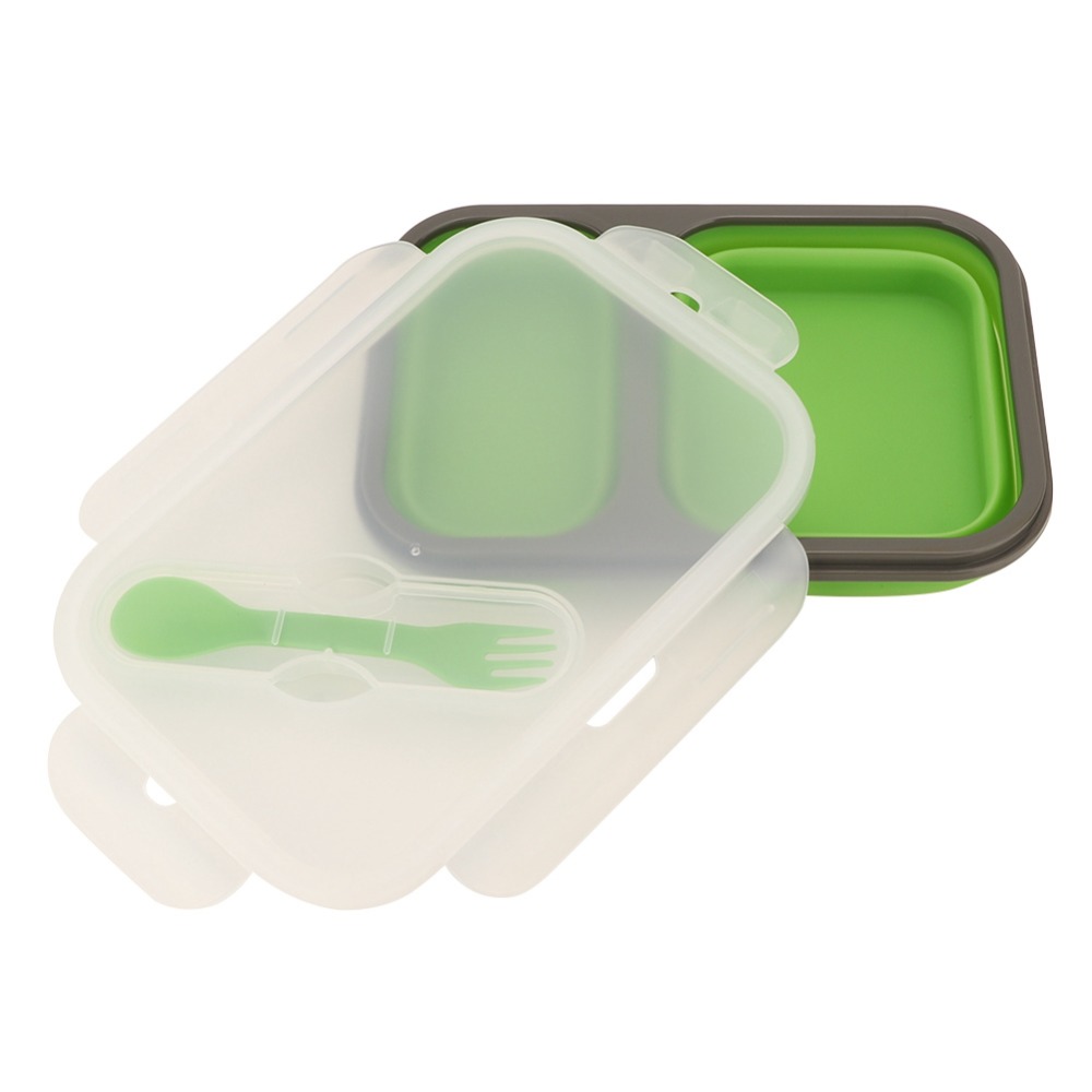 2PCS Caixa de Almoço Dobrável  - Food Storage Practices avaliação e preço