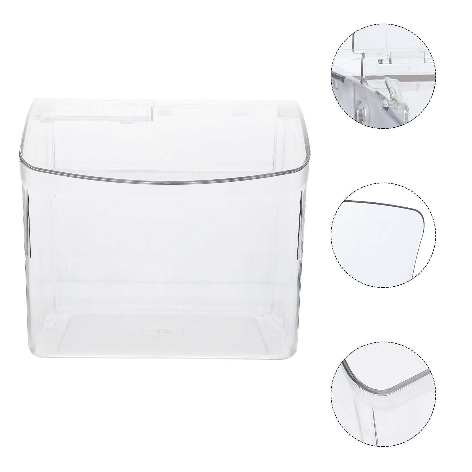 1 unidade de caixa transparent - Food Storage Restaurant avaliação e preço