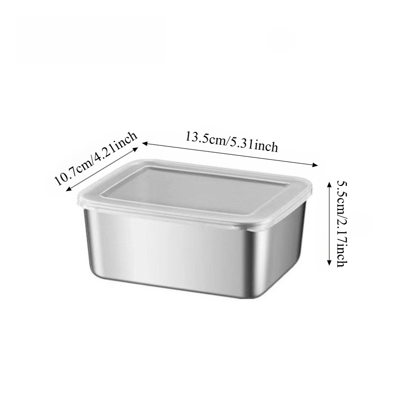 3/6 Peças Recipiente Retangula - Food Storage Boxes With Lids avaliação e preço