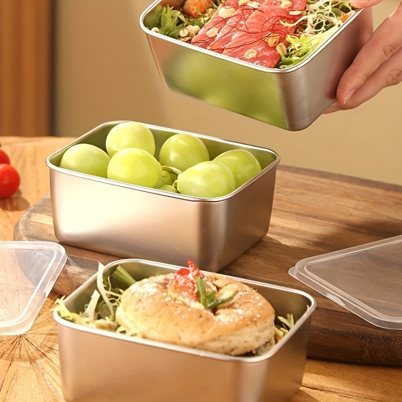 3/6 Peças Recipiente Retangula - Food Storage Boxes With Lids avaliação e preço
