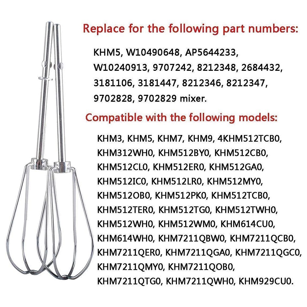 [B25B!】 W10490648 & KHMPW Bate - Kitchenaid Mixer Hand Mixer avaliação e preço