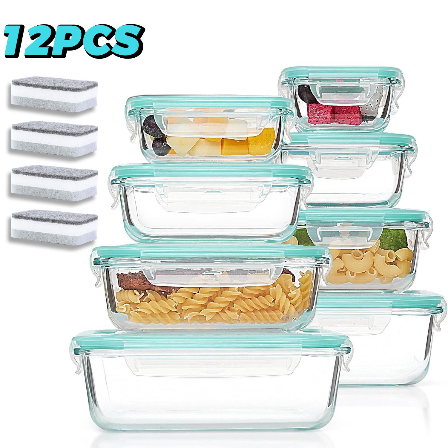 Recipiente de Vidro Portátil p - Food Storage With Glass Lids avaliação e preço