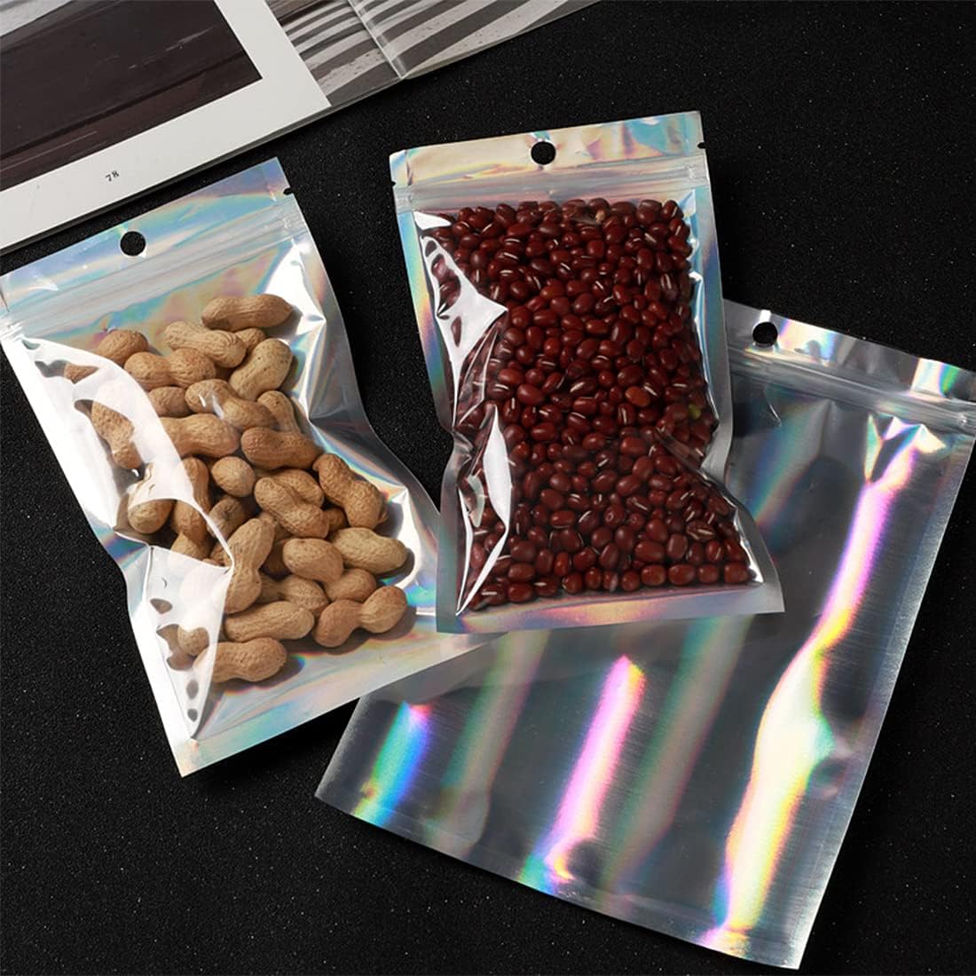 Plástico Laser Selagem Sacos,  - Food Storage With Lock avaliação e preço