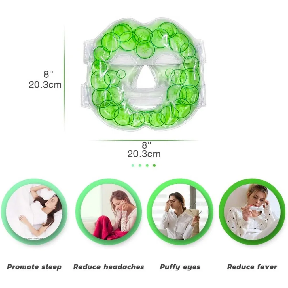 Pacote de gel de gelo facial c - Cold Pack Ice Gel avaliação e preço