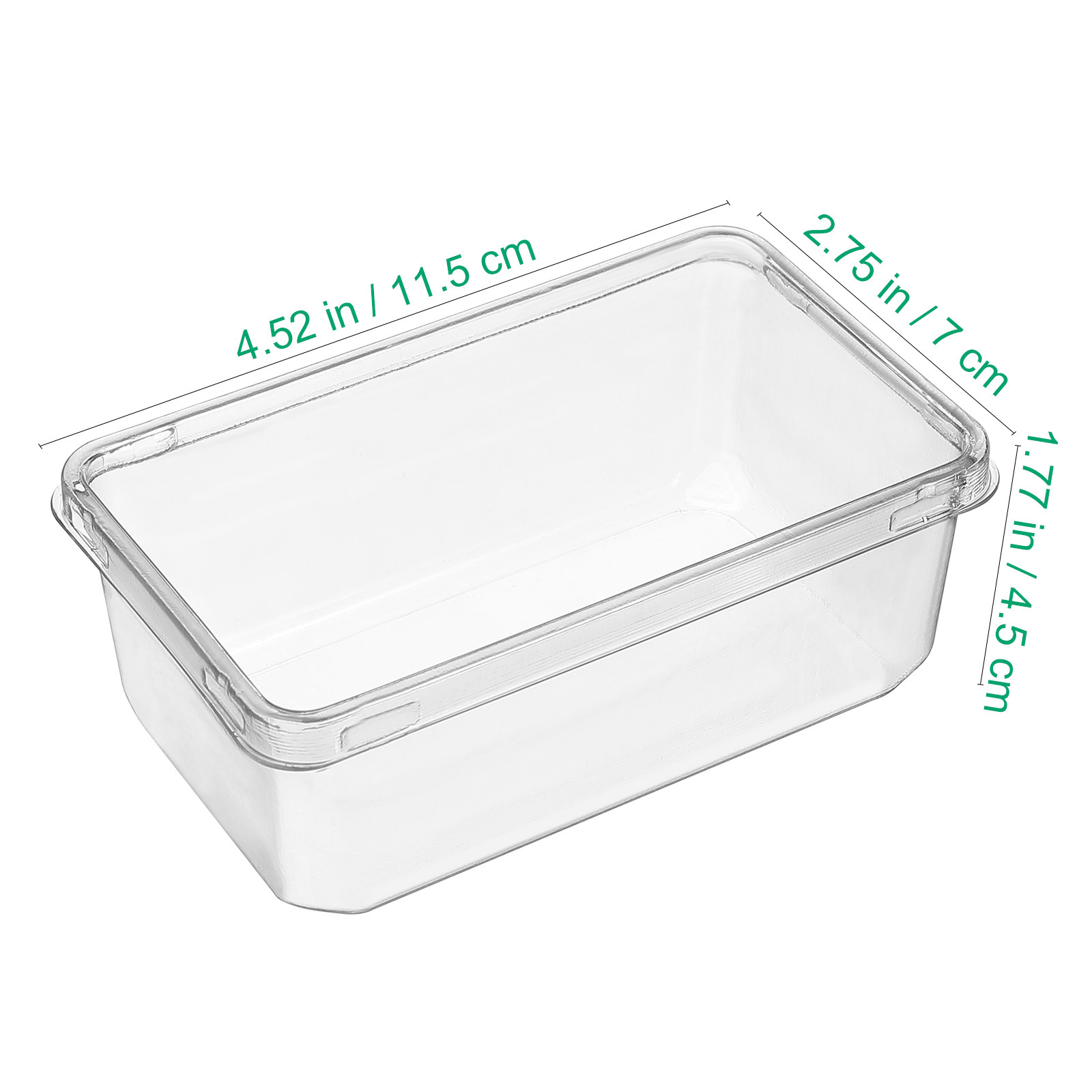 10 unidades de caixas transpar - Food Storage And Safety avaliação e preço