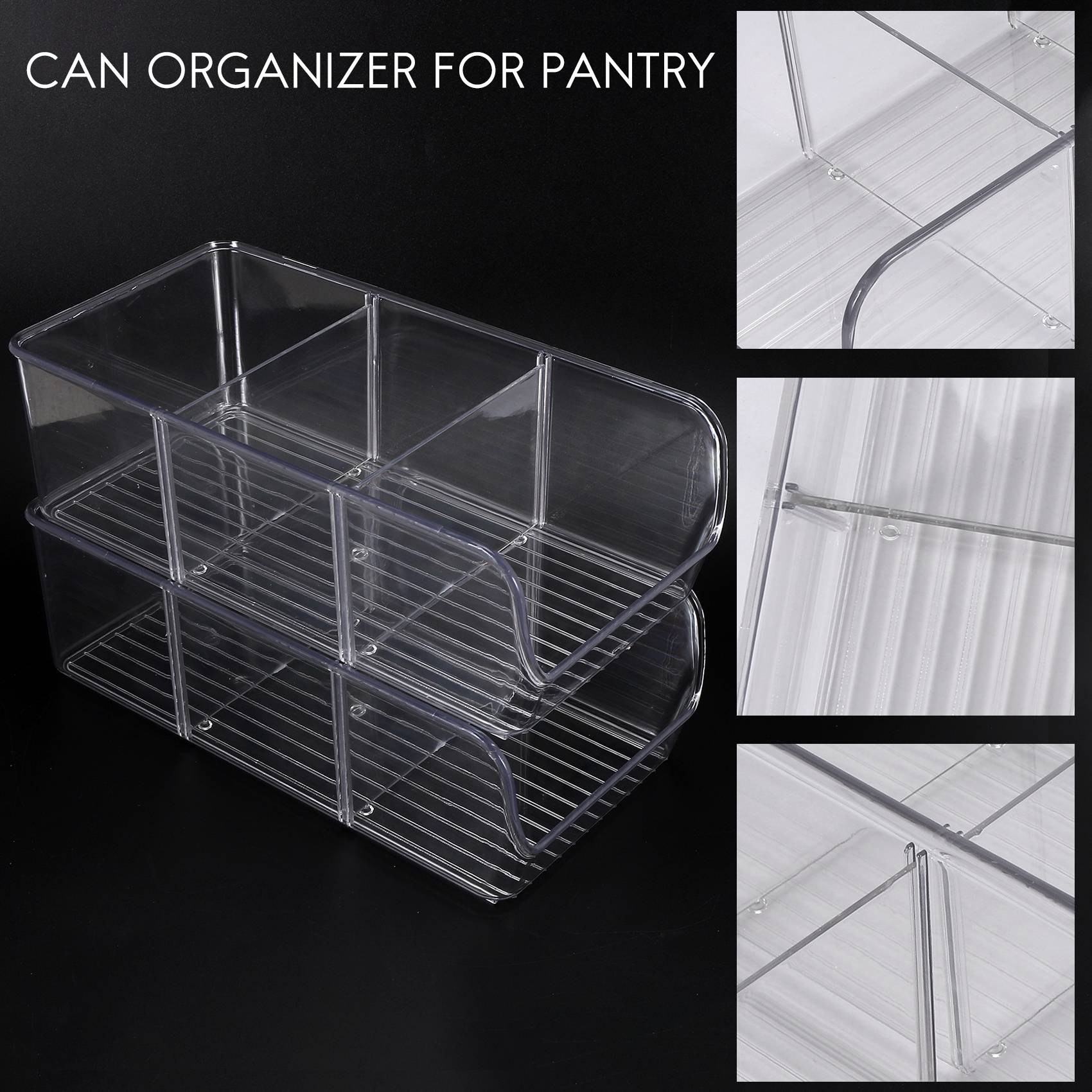 A84X – Conjunto de 2 organizad - Food Storage Kitchen Cabinet avaliação e preço