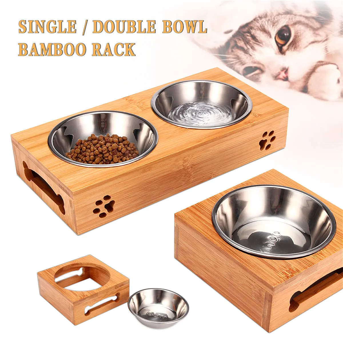 Gato de estimação tigela urso  - Food Storage And Safety avaliação e preço
