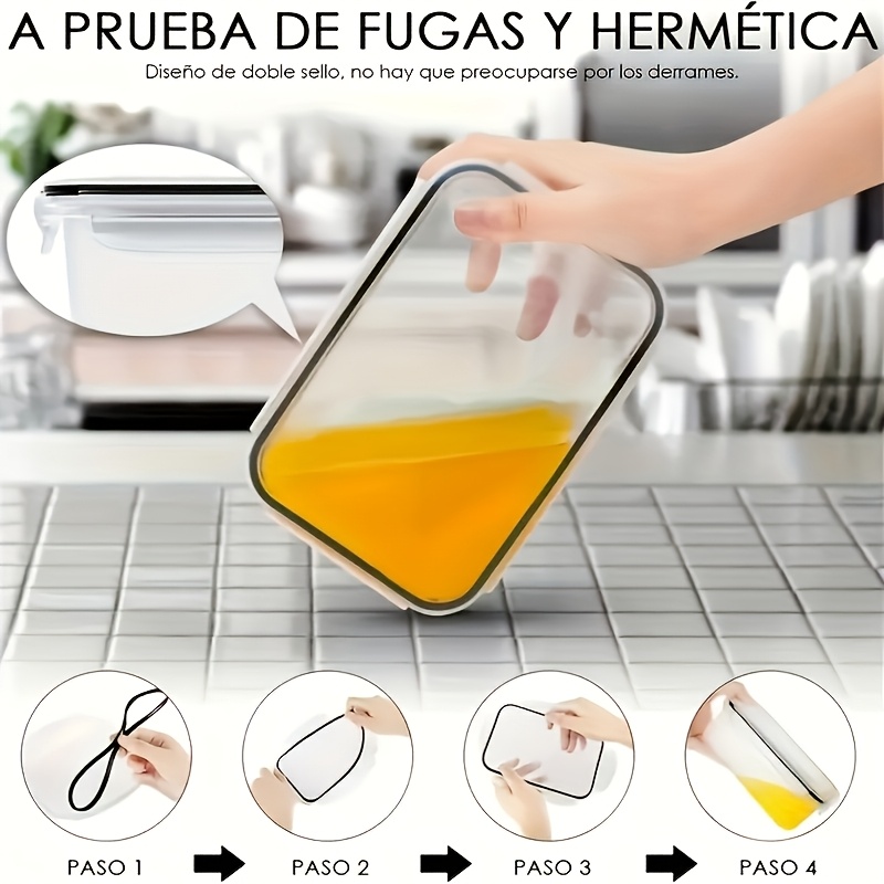 Conjunto de 8 Peças Inclui 4 R - Food Storage With Dividers avaliação e preço