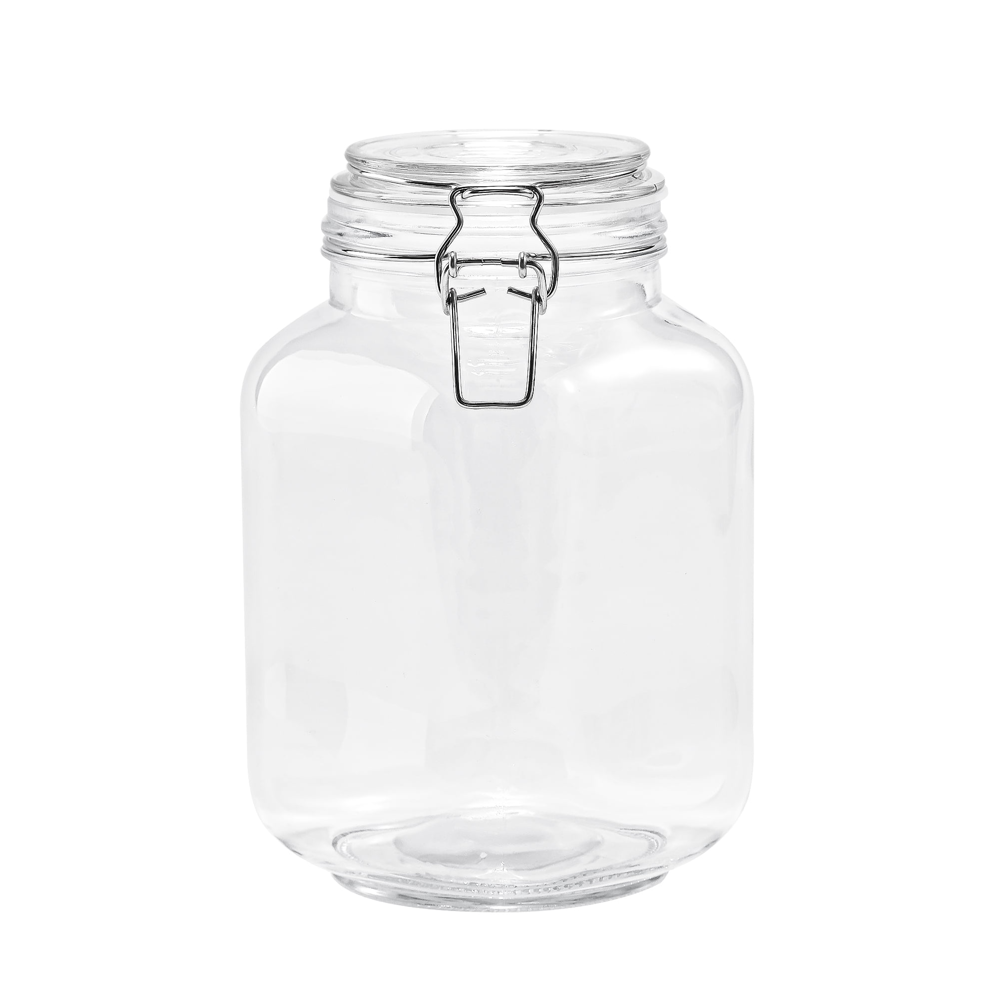 Frasco de vidro hermético de 6 - Food Storage With Glass Lids avaliação e preço