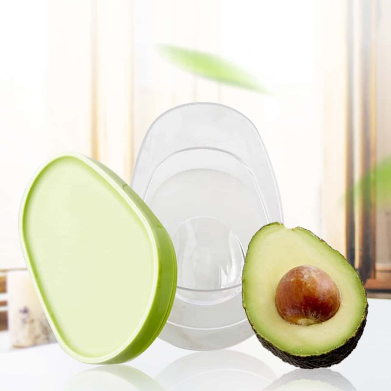 1pc abacate caixa de armazenam - Food Storage With Dividers avaliação e preço