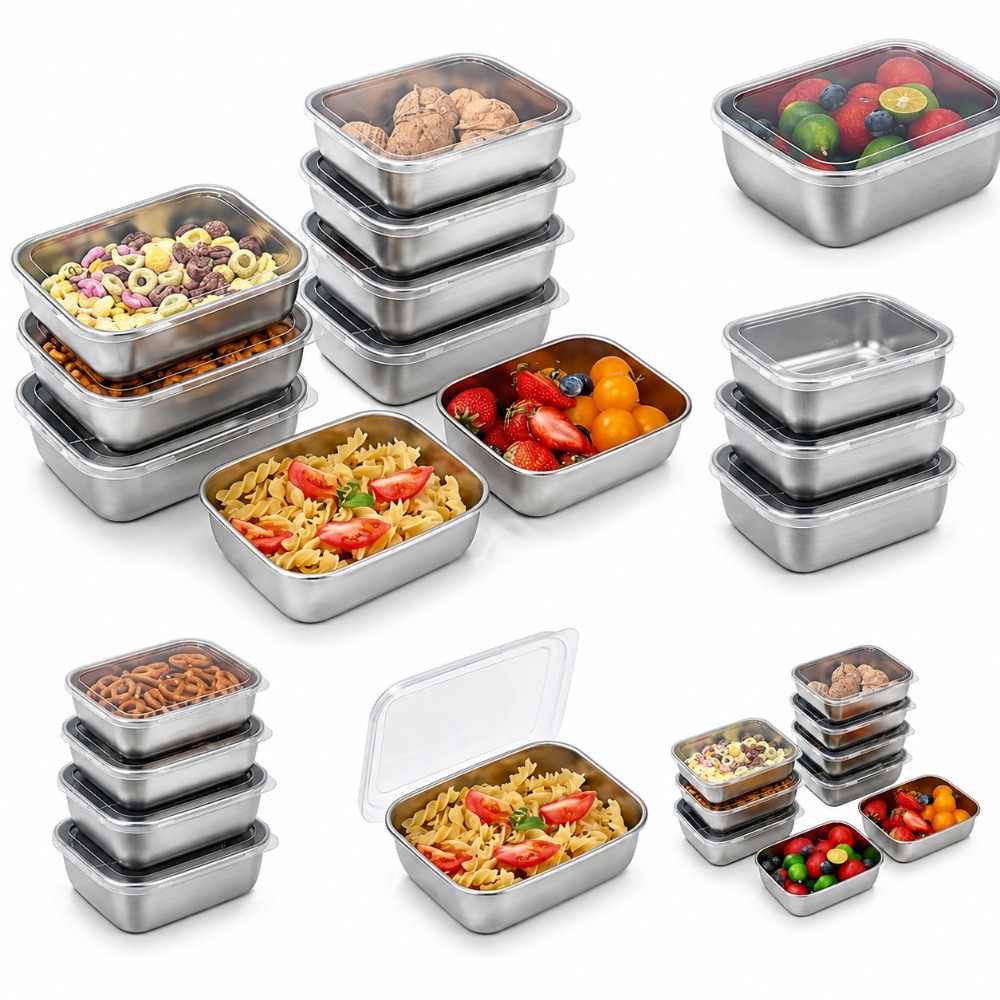 Conjunto de 6 Recipientes de A - Food Storage Box Set avaliação e preço