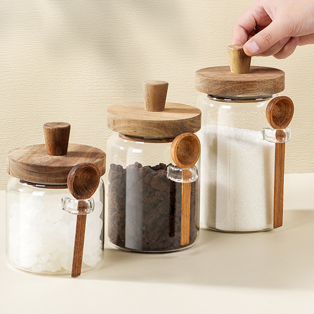 Pote de Vidro Transparente par - Food Storage With Glass Lids avaliação e preço