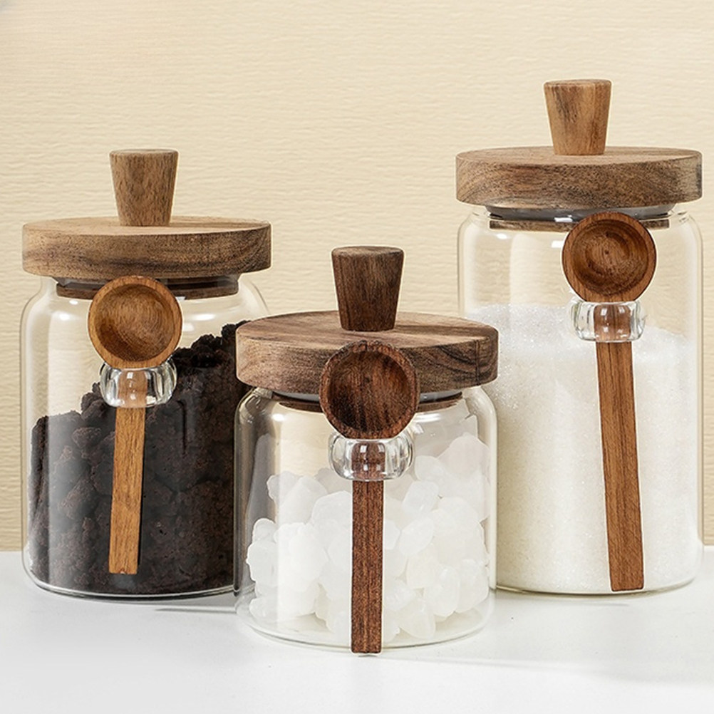 Pote de Vidro Transparente par - Food Storage With Glass Lids avaliação e preço