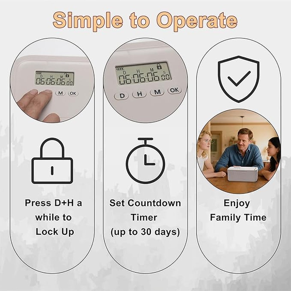 Caixa de Armazenamento de Alim - Food Storage With Lock avaliação e preço