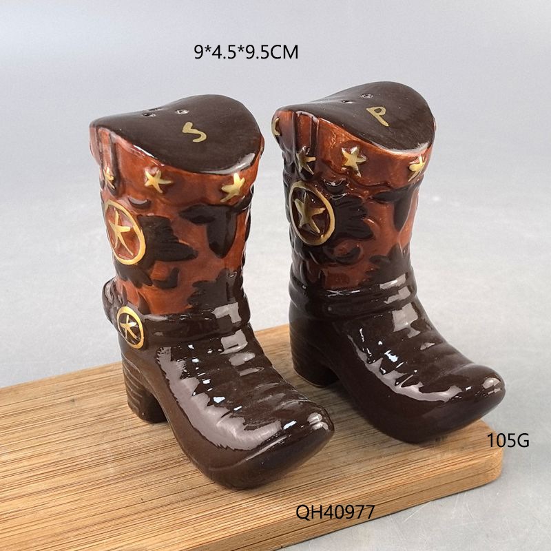 Botas vintage cerâmica tempero - Food Storage Box Set avaliação e preço