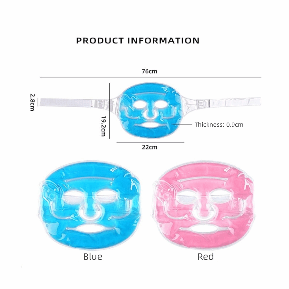 Máscara Facial de Gel Frio par - Cold Pack Ice Gel avaliação e preço
