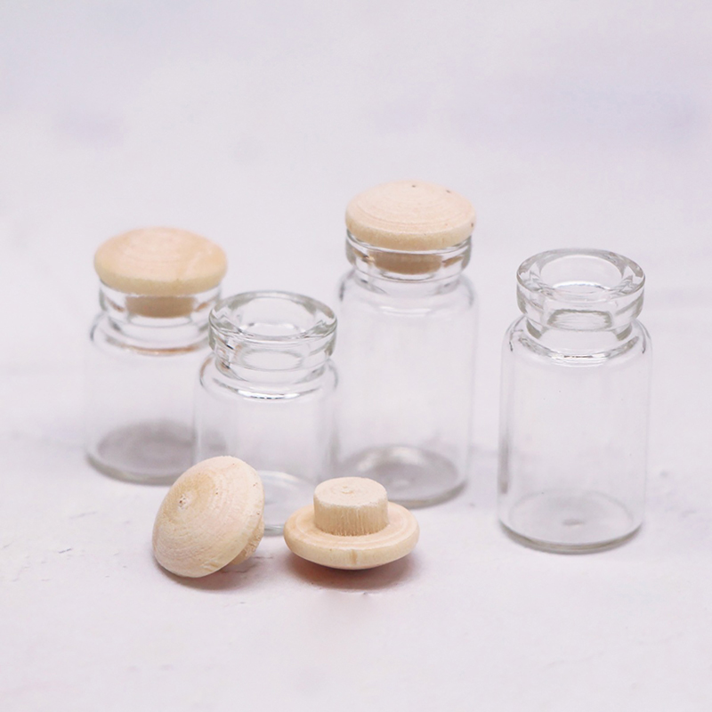 4 pçs 1:12 casa de bonecas em  - Food Storage Jars With Wooden Lids avaliação e preço
