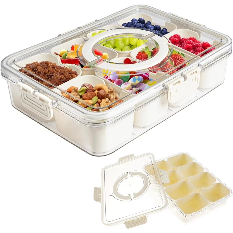 Caixa de plástico PET para coz - Food Storage With Dividers avaliação e preço
