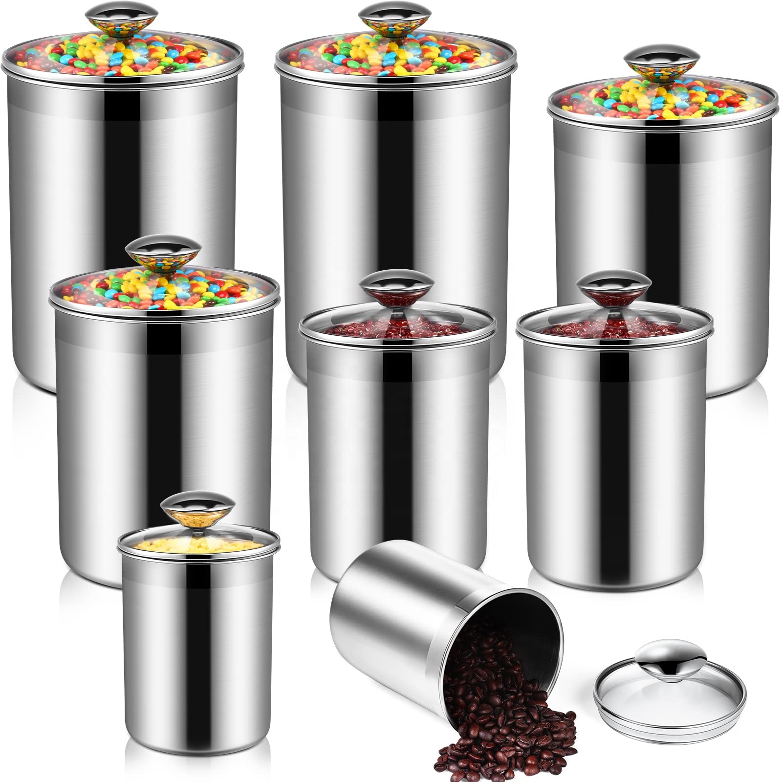 Recipientes de armazenamento d - Food Storage With Glass Lids avaliação e preço